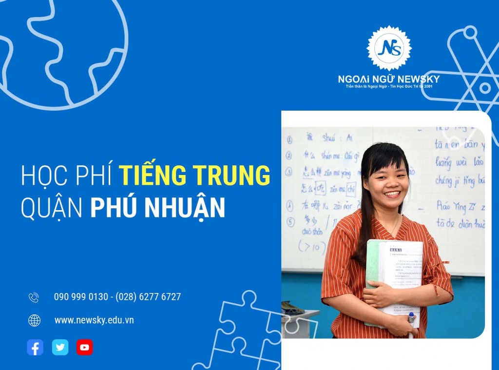 Giá học phí tiếng Trung quận Phú Nhuận