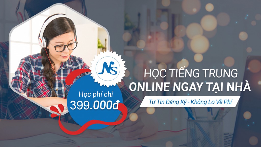 Học phí tiếng Trung Online tại NewSky chỉ từ 399K / khóa