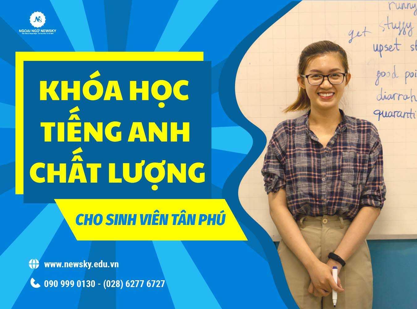 Khóa học tiếng Anh chất lượng cho Sinh Viên quận Tân Phú