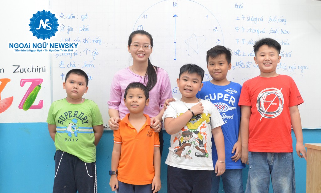Lớp học tiếng Trung Trẻ Em tại NewSky quận Tân Bình