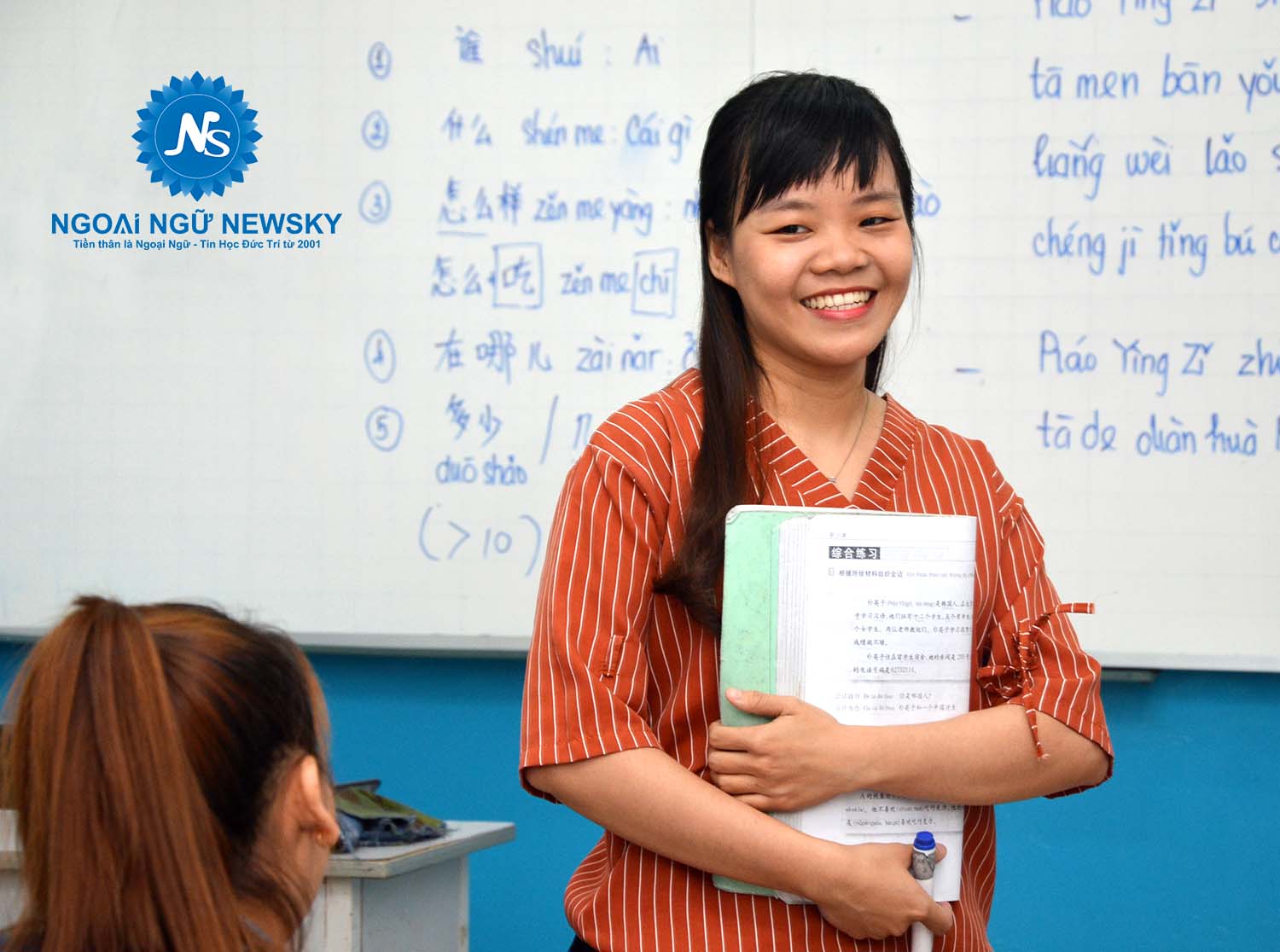 <center>Khóa học tiếng Trung Hoa tại NewSky
