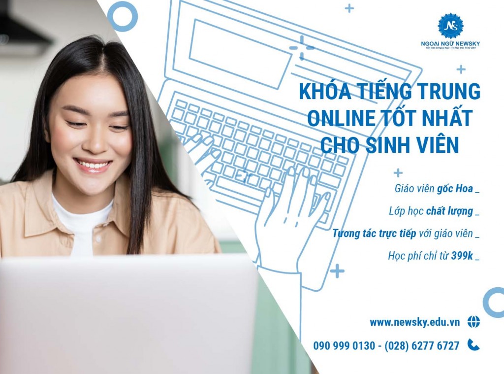 Khóa tiếng Trung Online tốt nhất cho sinh viên