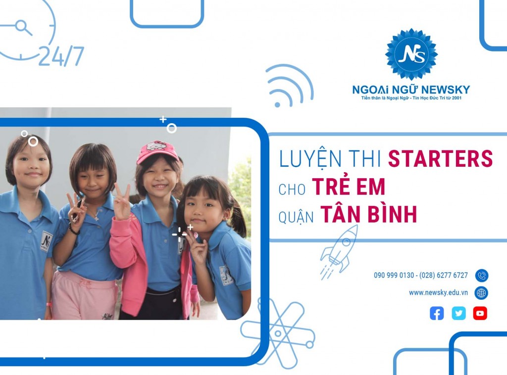 Luyện thi Starters cho Trẻ Em quận Tân Bình chất lượng