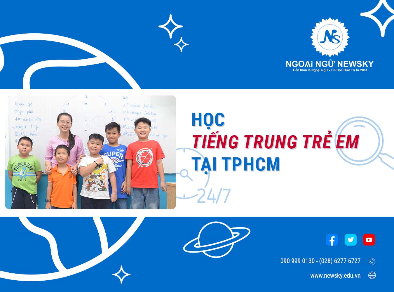 Học tiếng Trung trẻ em tại TpHCM