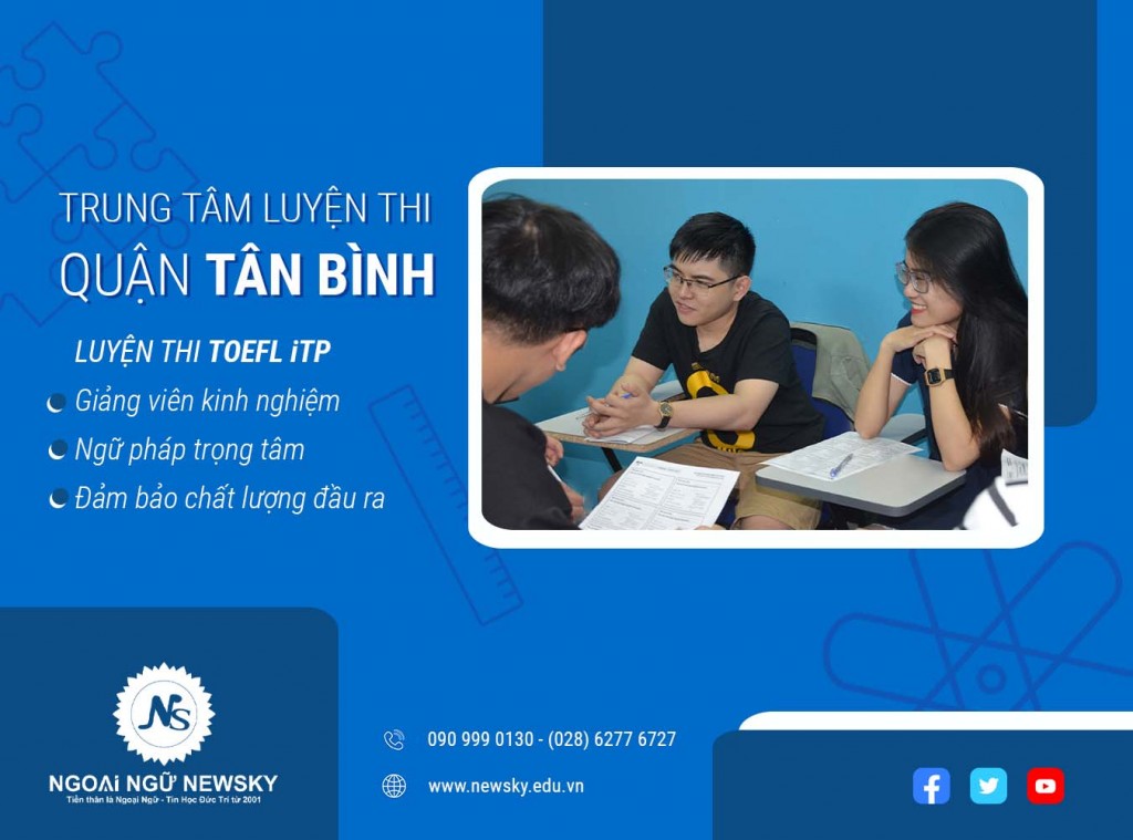 Trung tâm luyện thi TOEFL iTP quận Tân Bình