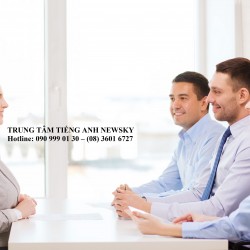 business, career and office concept - smiling businesswoman at job interview in office