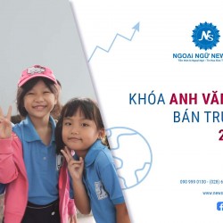 KHÓA ANH VĂN HÈ BÁN TRÚ 8H 2017