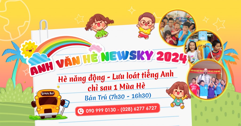 Anh Văn Hè Bán Trú NewSky 2024