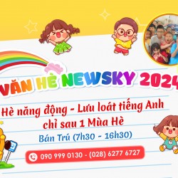 Anh Văn Hè Bán Trú NewSky 2024