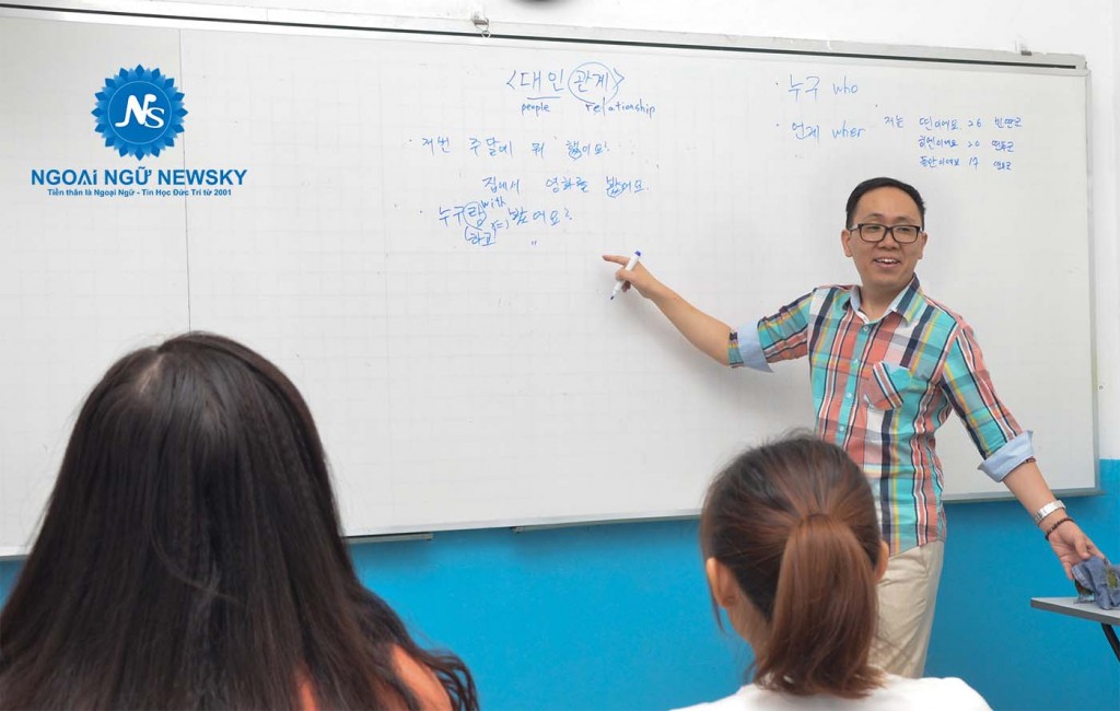 Khóa dạy tiếng Hàn tại NewSky