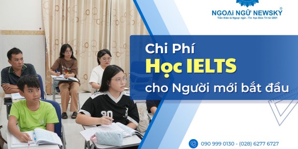Chi phí học IELTS cho Người Mới bắt đầu