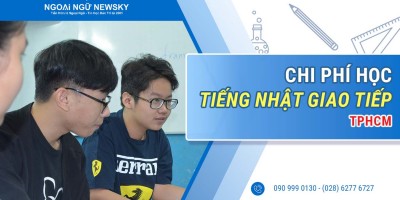 Chi phí Học tiếng Nhật giao tiếp TpHCM