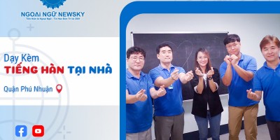 Dạy kèm tiếng Hàn tại Nhà quận Phú Nhuận