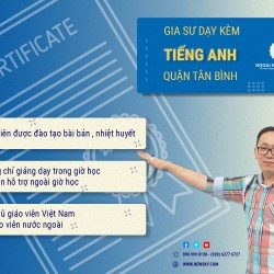 Gia sư dạy kèm tiếng anh quận Tân Bình