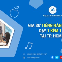 Gia sư tiếng Hàn dạy 1 kèm 1