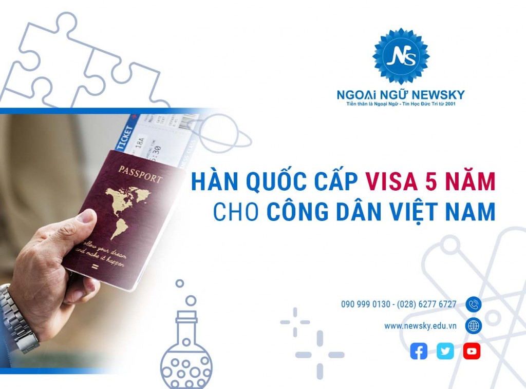 Hàn Quốc cấp visa 5 năm cho công dân Việt Nam