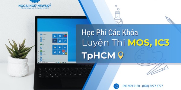 Học phí các khóa Luyện thi MOS, IC3 tại TpHCM