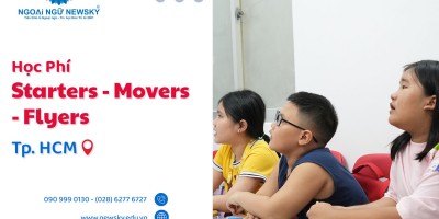 Học phí Luyện thi Starters – Movers – Flyers tại TPHCM