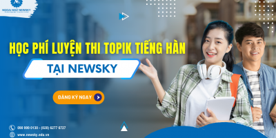 Học phí Luyện thi TOPIK tiếng Hàn tại NewSky