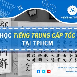 Học tiếng Trung cấp tốc tại TPHCM