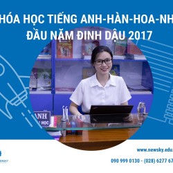 KHAI GIẢNG KHÓA HỌC TIẾNG ANH-HÀN-HOA-NHẬT ĐẦU NĂM ĐINH DẬU 2017