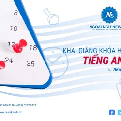 Lịch khai giảng khóa học tiếng Anh tại NewSky