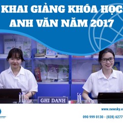 KHAI GIẢNG KHÓA HỌC ANH VĂN NĂM 2017