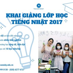 KHAI GIẢNG KHÓA HỌC TIẾNG NHẬT 2017