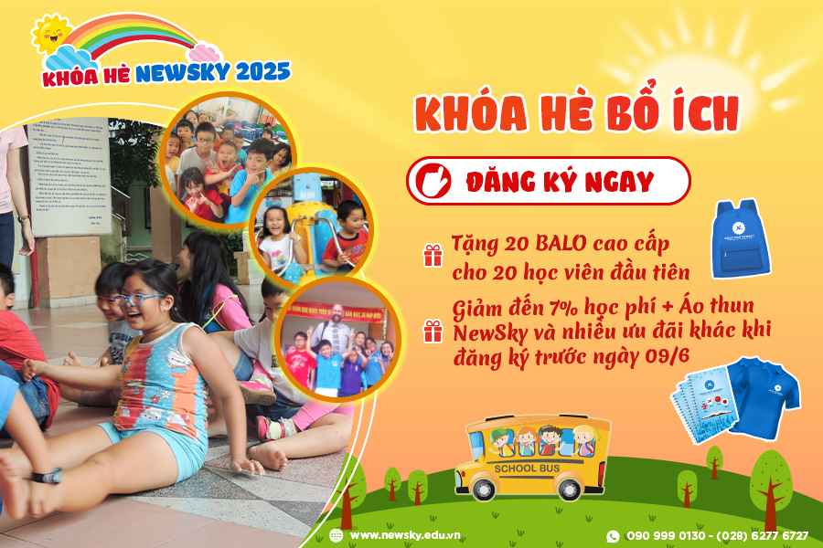 Popup Khóa Hè NewSky 2025