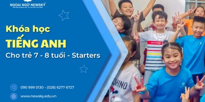 Khóa học tiếng Anh cho Trẻ 7-8 tuổi – Starters