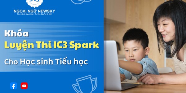 Khóa Luyện thi IC3 Spark cho Học Sinh Tiểu Học