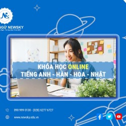 Khóa học Online tiếng Anh - Hàn - Hoa - Nhật giao tiếp