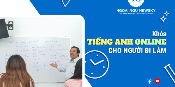 Khóa tiếng Anh Online cho người đi làm uy tín