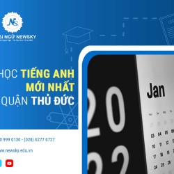 Lịch học tiếng Anh mới nhất quận Thủ Đức