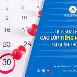 LỊCH KHAI GIẢNG CÁC LỚP TIẾNG NHẬT TẠI QUẬN THỦ ĐỨC