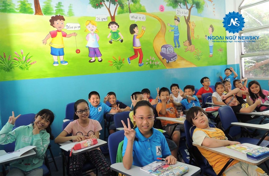 Các khóa học ngoại ngữ cho trẻ em tại NewSky
