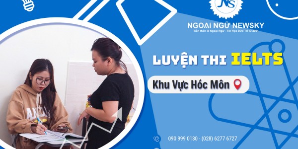 Luyện thi IELTS uy tín khu vực Hóc Môn