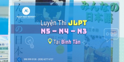 Luyện thi JLPT N5 – N4 – N3 uy tín tại Bình Tân