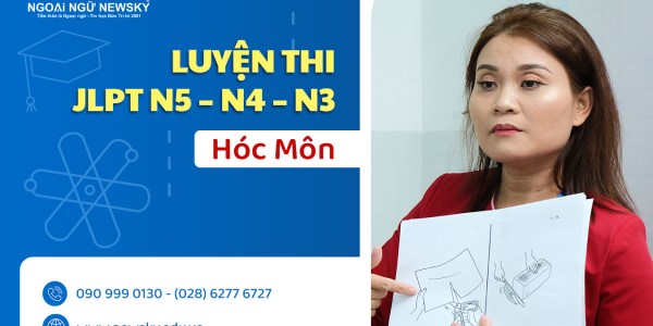 Luyện thi JLPT N5 – N4 – N3 uy tín ở Hóc Môn