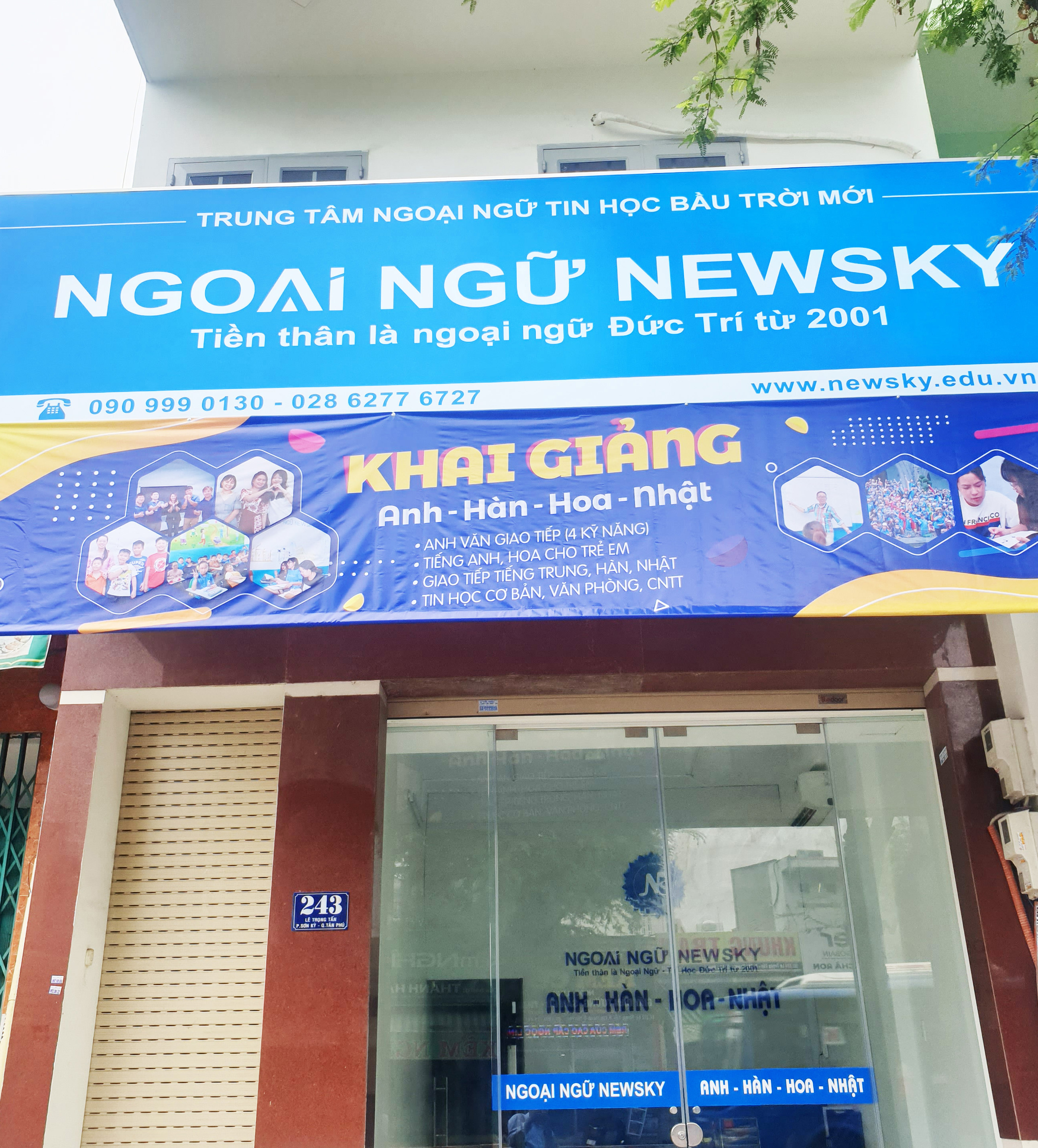 Trung tâm Ngoại Ngữ NewSky cơ sở Lê Trọng Tấn