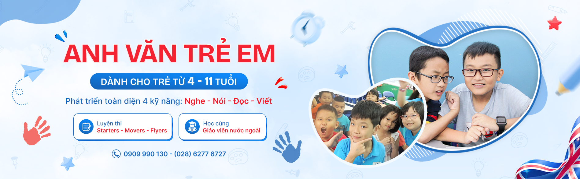 Khóa học tiếng Anh Trẻ Em NewSky