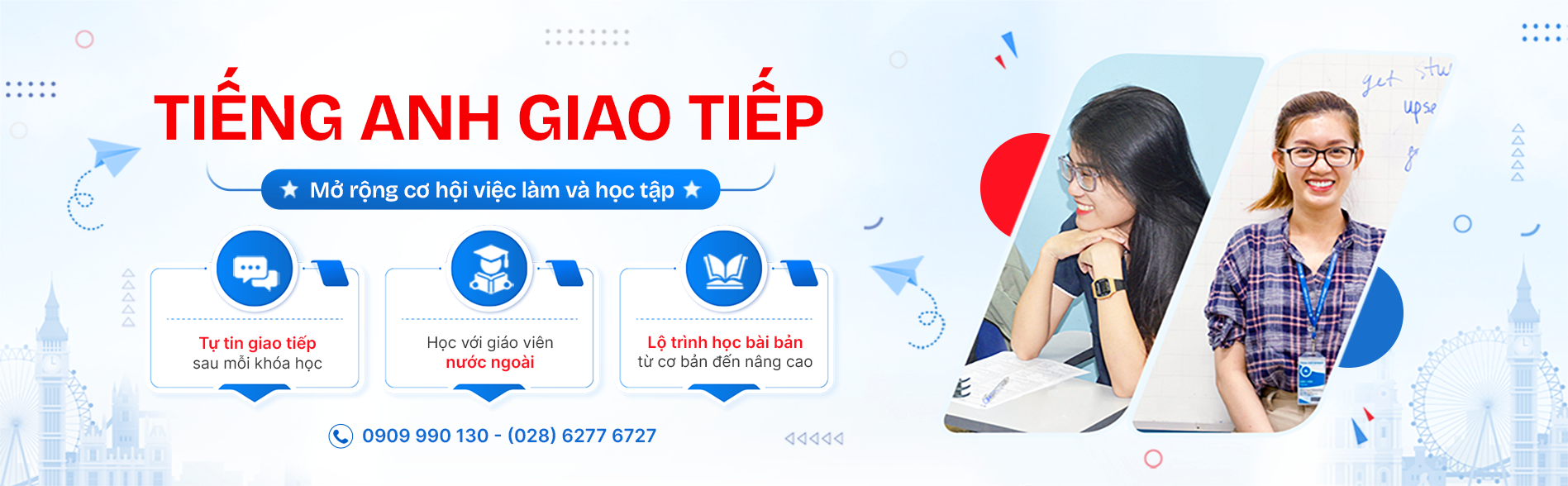 Khóa tiếng Anh giao tiếp tại NewSky