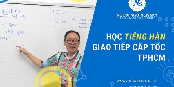 Học tiếng Hàn giao tiếp cấp tốc TPHCM