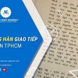 Học tiếng Hàn giao tiếp uy tín TPHCM