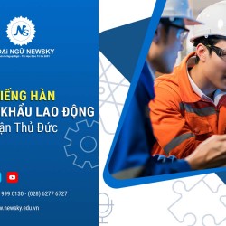 Lớp tiếng Hàn xuất khẩu lao động tại quận Thủ Đức