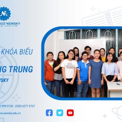 Thời khóa biểu tiếng Trung tại NEWSKY