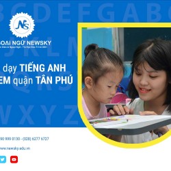 Trung tâm dạy tiếng Anh trẻ em quận Tân Phú uy tín