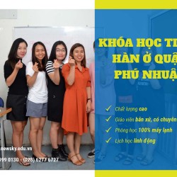 Trung tâm Học tiếng Hàn tại Lê Văn Sỹ – Huỳnh Văn Bánh