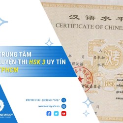 Trung tâm Luyện thi HSK 3 Uy Tín TpHCM