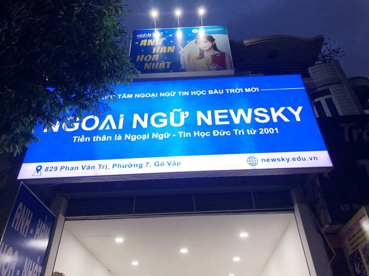 Trung tâm Ngoại Ngữ NewSky cơ sở Phan Văn Trị
